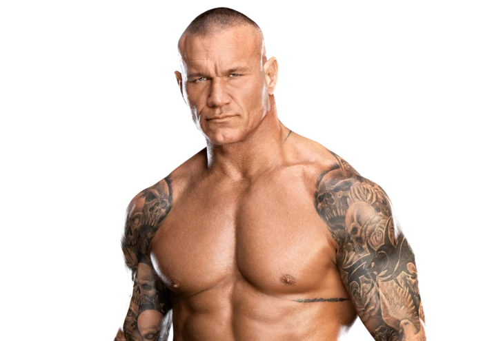 Randy Orton with his tattooed arms visible